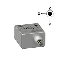 Inverse Voltage Triaxial Accelerometers